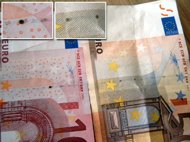 RFID chips in dollar biljetten?