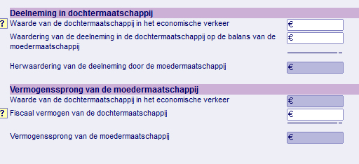 Verhouding met gevoegde dochtermaatschappij