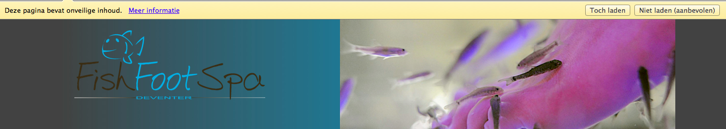 Fishfootspa nederland uitrollen